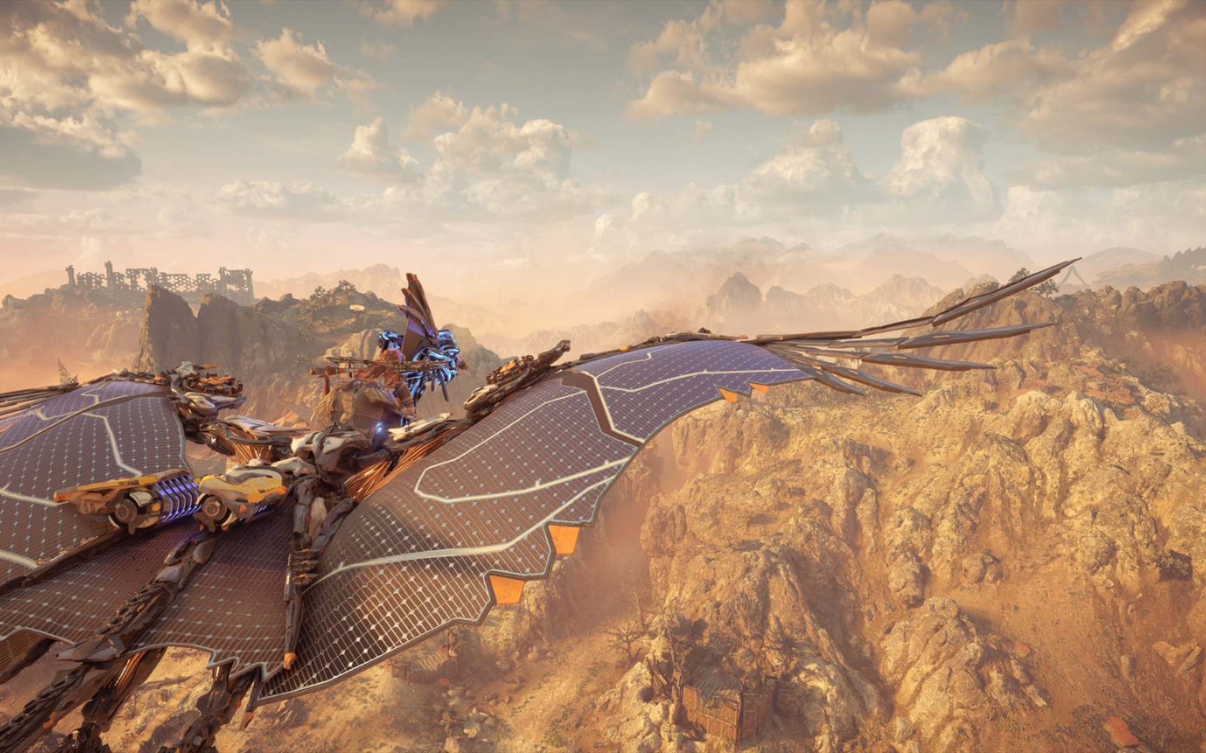 【地平線 西之絕境】飛行坐騎解鎖 亂飛 爽到